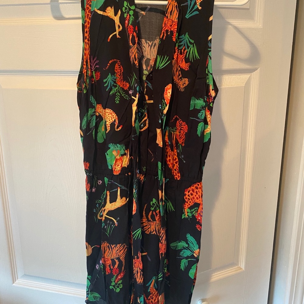 Animal Print Romper